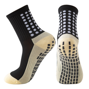 Anti Slip Sports <b>Socks</b> <b>Grip</b> Crew Athletic <b>Socks</b> Breathable Quick Dry Cotton Blend for Soccer Basketball Running - Product Image 2