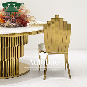 Chaise de mariage royale de luxe, mobilier pour événements, chaise de banquet de mariage - Product Image 6