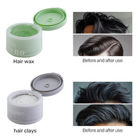Huile de menthe poivrée de marque privée soins capillaires style gel pommade contrôle des bords cire coiffante haute brillance