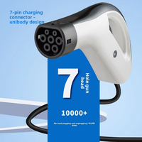 Chargeur EV portable ZQ6 NACS 3,5 kW/7 kW AC, indice de protection IP65, câble de 5 m, 240 V 16 A/32 A, station de recharge pour véhicules électriques Tesla nouvelle énergie