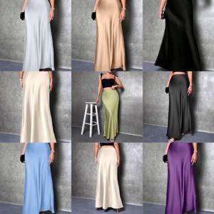 กระโปรงทรงเค้กสไตล์ยุโรปและอเมริกันหลากสี ขายส่ง เสื้อผ้า<span class=keywords><strong>ผู้หญิง</strong></span> กระโปรงทรงเค้กเรียบง่าย สไตล์ลำลอง - Product Image 2