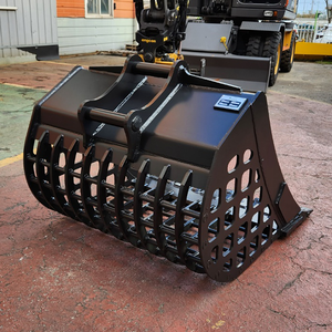 Performances exceptionnelles, godet de criblage de type grille Hardox pour excavatrice, pour le criblage des matériaux - Product Image 2