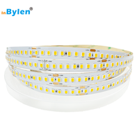 Bande LED SMD 2835 haute efficacité 210lm/W 50mm DC24V 8.6W 4000K 6000K 2700K 180 LED IP65 IP67