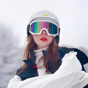 Gafas de esquí antivaho con lentes de PC para deportes de nieve al aire libre, ajuste universal para todos los géneros - Product Image 4