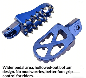 Reposapiés Traseros Antideslizantes Modificados para Motocicleta Shengshi <span class=keywords><strong>Zontes</strong></span> 368G, Accesorios de Reposapiés para Pasajero de Aleación de Aluminio CNC - Product Image 4