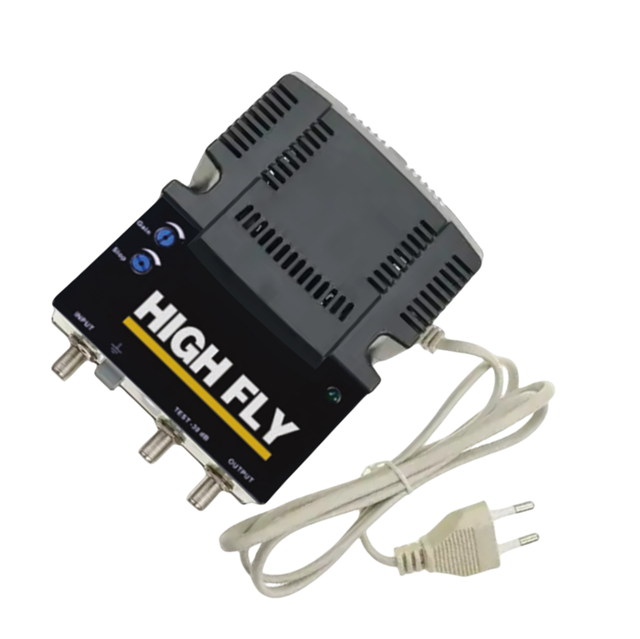 High Fly 5W 47-862MHz Uhf Fm Indoor Home Cable Trunk Line 34db 24db signal Booster Housing Catv Antenna Amplifier