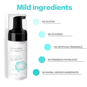 Espuma Limpiadora Facial Natural y Orgánica con Ácido Salicílico, Antiarrugas, Exfoliante, Limpiador de Poros y Acné, para Todo Tipo de Piel - Product Image 3