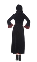 Halloween Vampire à capuche femmes robe femme assistant magicien robe fête Costume gothique maîtresse