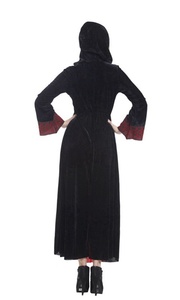 Vestito da donna con cappuccio vampiro di Halloween vestito da mago mago vestito da festa in Costume gotico amante - Product Image 5