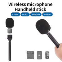 Microphone sans fil portable Kaliou compatible avec DJI MIC, MOMA, RODE MIC pour l'enregistrement de Vlogs, avec adaptateur à griffe froide