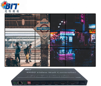 Processeur de raccordement rotatif 4K ultra-haute définition 4 entrées 9 sorties HDMI pour murs vidéo et grands écrans d'affichage d'expositions