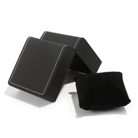 Stockage de montres en cuir Pu avec boîte à bijoux, affichage cadeau, emballage de voyage personnalisé, en bois, pour montres