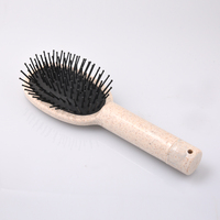 La nouvelle brosse à cheveux de couleur grise Beige en granulés de paille, bijoux, cachette cachée sûre, boîte secrète parfaite pour le voyage ou à la maison