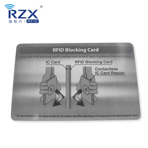 Impression personnalisable Nfc Rfid <span class=keywords><strong>carte</strong></span> de blocage bloqueur sécurisé paiement débit et crédit protecteur bancaire - Product Image 6