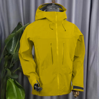 Blouson Bomber Unisexe Haut de Gamme Trilaminé Imperméable Respirant Coupe-Vent Doux Hiver avec Fermeture Éclair pour Randonnée et Activités de Plein Air