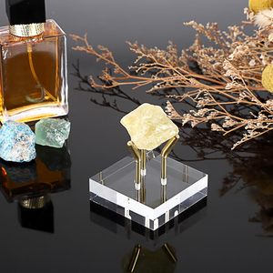 Yageli <span class=keywords><strong>chevalet</strong></span> de présentoir de bras en métal doré avec base en acrylique petit support de <span class=keywords><strong>chevalet</strong></span> d'affichage - Product Image 4