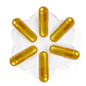 Cápsulas vacías de Gel para pastillas, cápsulas vacías de color rojo, blanco, verde, perla dorada