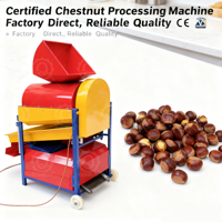 Machine automatique professionnelle décortiqueuse et éplucheuse de châtaignes, best-seller