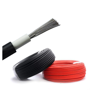 สาย10mm2 DC 100ม. 1X6 <span class=keywords><strong>Mm2</strong></span> <span class=keywords><strong>2</strong></span>.5มม. สำหรับ TUV PV1-F สายเคเบิลพลังงานแสงอาทิตย์6มม. พร้อมฉนวน XLPE และตัวนำที่ติดตว - Product Image 1