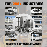 Fabrication de tôles en aluminium OEM, découpe laser, pliage CNC pour système de contrôle d'accès, châssis de PC industriel