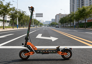 สกู๊ตเตอร์สองล้อพับได้ ขับเคลื่อนด้วยมอเตอร์ไร้แปรงถ่าน 1650W ระบบเซ็นเซอร์คู่ ระดับการกันน้ำ IP65 โครงอะลูมิเนียม ความเร็ว 55 กม./ชม. รับน้ำหนักได้ 120 กก. - Product Image 1