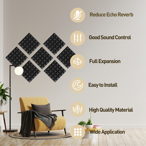 Bán Buôn Phòng Thu Văn Phòng Mật Độ Cao Và Chống Cháy Tường Âm Thanh Bằng Chứng <span class=keywords><strong>Acoustic</strong></span> Tấm Bọt Kim Tự Tháp <span class=keywords><strong>Acoustic</strong></span> Bọt - Product Image 5