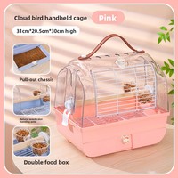 Cage à oiseaux respirante et portable pour perroquets, anti-évasion, pour extérieur, fournitures pour animaux de compagnie, cage ornementale