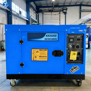 เครื่องกำเนิดไฟฟ้าดีเซลแบบพกพา 3-20KW ระบบเก็บเสียงพิเศษ ขายตรงจากโรงงาน พร้อมล้อและ ATS แรงดันไฟฟ้า 110V/220V/380V สำหรับสำรองไฟบ้าน - Product Image 1