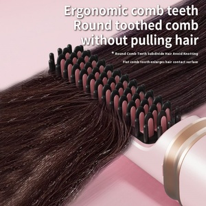 Peine Alisador de Cabello Inalámbrico Recargable para Uso Doméstico, Plancha Portátil Mini, Peine Multifuncional para Alisar el Cabello - Product Image 5