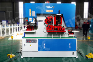 SMAX gorge profonde 90 tonnes double cylindre CNC hydraulique ferronnier Siemens moteur haute qualité vitesse Anhui Maanshan - Product Image 2