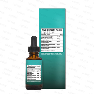 Minyak lumut laut alami & minyak biji hitam pendukung hologram suplemen Herbal tetes dengan Ashwagandha ramah Vegan - Product Image 2