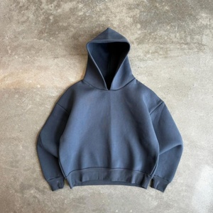 เสื้อฮู้ดดี้ผ้าฝ้าย 100% คุณภาพสูง หนัก 400gsm สำหรับฤดูหนาว สไตล์สตรีทแวร์ ปักลายได้ตามสั่ง ทรงหลวมสำหรับผู้ชาย - Product Image 1