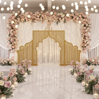 XIN ZI XIN Décoration de fond de scène en métal, romantique, moderne, classique européenne, pour mariage, fête, Noël, accessoires, couleur personnalisée, NOUVELLE ARRIVÉE