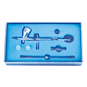 Ensemble professionnel d'aérographes multi-usages à double action et à gravité AB-180S - Product Image 3