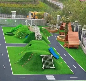 بساط عشب اصطناعي أسود اللون 20 ، بساط عشب صناعي للأماكن الداخلية والخارجية - Product Image 4