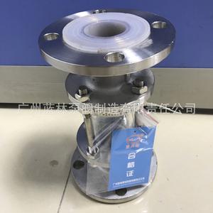 Mirilla de Acero Inoxidable 304 316L de Cuatro Vías, Mirilla Cruzada, Espejo de Flujo de Tubería, Indicador de Flujo de Agua con Revestimiento de Flúor, Otros Tipos de Vidrio - Product Image 1