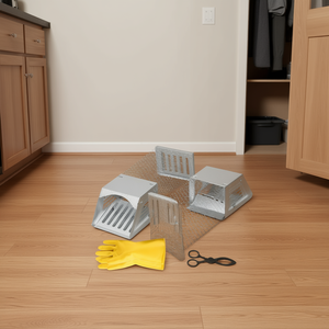 Trampa de Jaula de Una Sola Puerta para Captura Viva, 2 Piezas, Reutilizable, para Control de Plagas de Roedores y Ratones en Interiores y Exteriores - Product Image 2