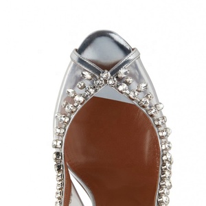 Crystal <strong>Sparkle</strong> Stiletto Sexy Transparent High Heel Diamond <strong>Sandals</strong> Women - Product Image 3