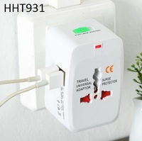 ABS 3 broches Smart 6A adaptateur de voyage universel multi-fonctionnel 4-Ac sortie couleur boîte agence prise courant nominal 16A