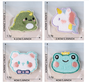 Miếng Dán Tự Dính Thêu Hình Trái Cây Đầu Động Vật Kích Thước Nhỏ Dễ Thương Để Trang Trí Tự Làm - Product Image 4