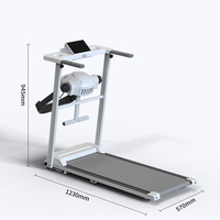 Tapis de course pliable sur mesure en gros pour usage domestique, machine de marche silencieuse avec ceinture vibrante, machine de course multifonctionnelle