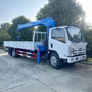 รถบรรทุกติดเครน ISUZU 4x2 ขนาด 5 ตัน บูมยืดไสลด์ เกียร์ธรรมดา ดีเซล ยูโร 4 แรงยกสูง - Product Image 3