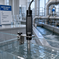 Conductimètre industriel en ligne RS485 IP68, sonde d'électrode EC pour eau ultrapure, sonde TDS pour la surveillance de la qualité de l'eau
