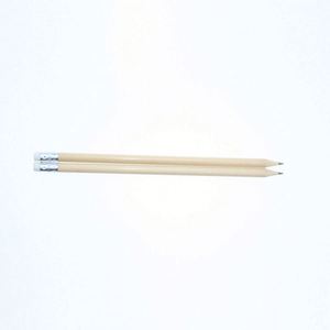 ชุดดินสอไม้บาสวูดรักษ์โลก พร้อมไส้ดินสอสีดำ HB ยางลบ และด้ามจับถนัดมือ - Product Image 2