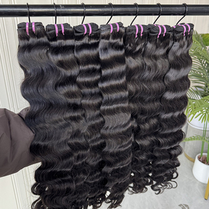Extensions de cheveux humains vierges cambodgiens lisses, couleur naturelle, 10 à 40 pouces, douces, complètes, sans nœuds, commande en gros, fournisseur - Product Image 5