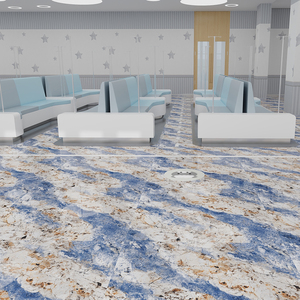 Vente en gros de carreaux de sol émaillés polis en porcelaine de 10mm 600x1200 Façades intérieures de luxe antidérapantes pour sol Design populaire - Product Image 2