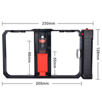 Stabilisateur vidéo pour smartphone professionnel, étui de tournage, poignée de stabilisation vidéo pour iPhone Xs Max XR X 8 Plus