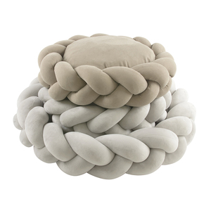 Tube <span class=keywords><strong>de</strong></span> <span class=keywords><strong>lit</strong></span> pour chien tressé à la main personnalisé en gros panier rond pour chien gros tricot noué <span class=keywords><strong>lit</strong></span> pour animaux <span class=keywords><strong>de</strong></span> compagnie confortable bras tapis en tricot pour chat - Product Image 4