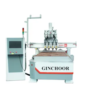 Dễ Dàng Atc Gỗ Cửa Khắc Cnc Router Máy Từ Ginchoor - Product Image 1