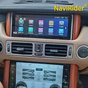 Autoradio multimédia Android 15 QLED 10,25 pouces avec CarPlay pour Land Rover Range Rover V8 L322 2002-2012, écran tactile, USB, garantie 1 an - Product Image 2